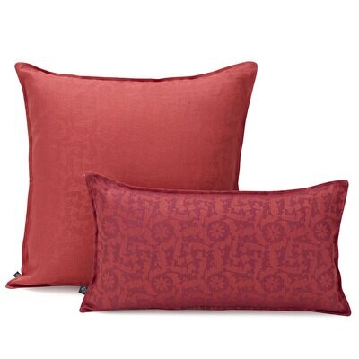 Le Jacquard Cushion Cover Ottomane Burgundy 50 x 50 100% Linen 26693, MPN: 26693, 3660269266936