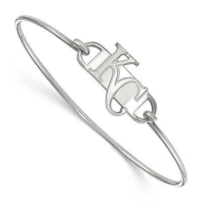 MLB Kansas City Royals Small Center Wire Bangle Sterling Silver SS008ROY-6, MPN: SS008ROY-6, 883957…