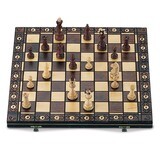 Walnut Finish Wooden Chess Set GM8542, MPN: GM8542, 610939081027