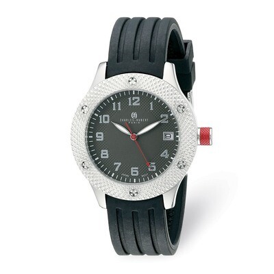 Charles Hubert Black Dial Ladies Watch Stainless Steel XWA5497, MPN: XWA5497, 848870007565