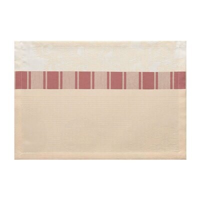 Le Jacquard Francais Placemat A La Francaise Pink 100% Cotton 21 x 15 Inch 28180 Set of 4, MPN: 281…