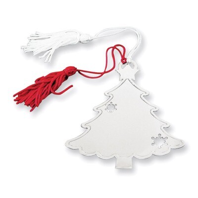 Nickel-plated White Tassel Tree Ornament GP5262, MPN: GP5262, 47105199475
