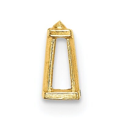 Tapered Baguette 2mm x 1.75mm x 2.4mm Setting 14k Yellow Gold YG199, MPN: YG199,