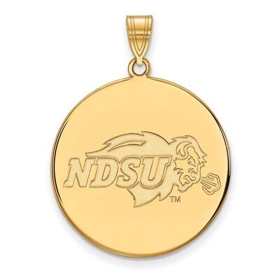 North Dakota State x-Large Disc Pendant 10k Yellow Gold 1Y002NDS, MPN: 1Y002NDS, 886774797526