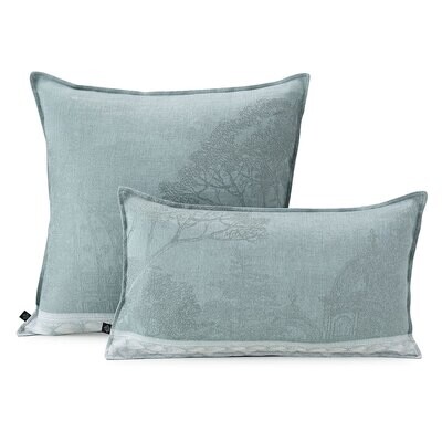 Le Jacquard Francais Cushioncover Symphonie Baroq Smoke 100% Linen 26995, MPN: 26995, 3660269269951
