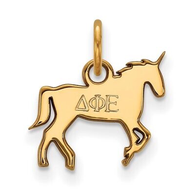 Delta Phi Epsilon Extra Small Pendant Gold-plated Silver GP034DPH, MPN: GP034DPH, 886774936482