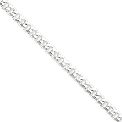 8 Inch 7mm Curb Chain Sterling Silver QCB180-8, MPN: QCB180-8, 883957918860