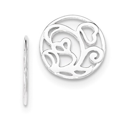 Earring Enhancers Sterling Silver QE12131
