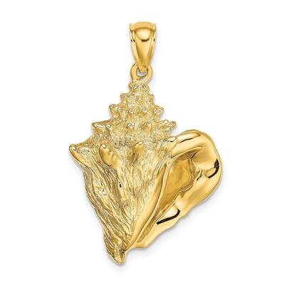 Conch Sell Charm 14k Gold 2-D K7853, MPN: K7853, 637218042302