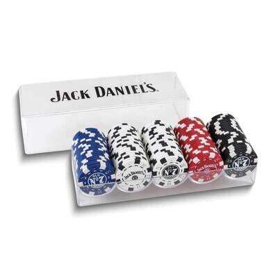 Jack Daniels Set of 100 Clay Poker Chips GM25159, MPN: GM25159,