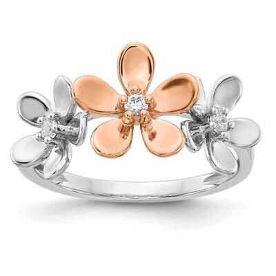 Diamond Ring 14k Rose &amp; White Gold RM4038-009-RWA, MPN: RM4038-009-RWA, 883957214931