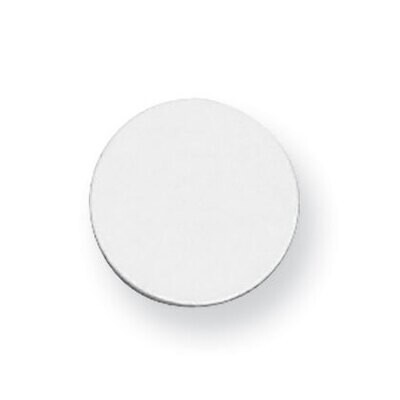 Round Stamping Sterling Silver Rhodium-plated SS1006, MPN: SS1006,