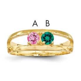 Genuine 2 Stone Mother&#39;s Ring 14k Gold XMR7/2GY, MPN: XMR7/2GY, 883957161815