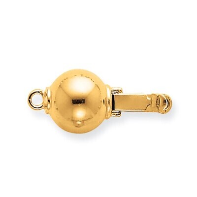 Bead Pearl Clasp 14k Yellow Gold YG2813, MPN: YG2813,