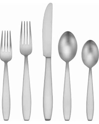 Oneida Satin Woodward 42 Piece Flatware Set with Caddy H270042A, MPN: H270042A, 79363016058