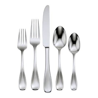 Oneida Brushed Satin Voss 45 Piece Flatware Set H221045AL20, MPN: H221045AL20, 79363012227