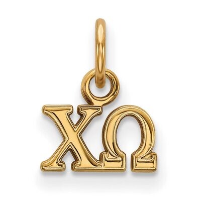 Chi Omega Extra Small Pendant Gold-plated Silver GP001CHO, MPN: GP001CHO, 886774889412