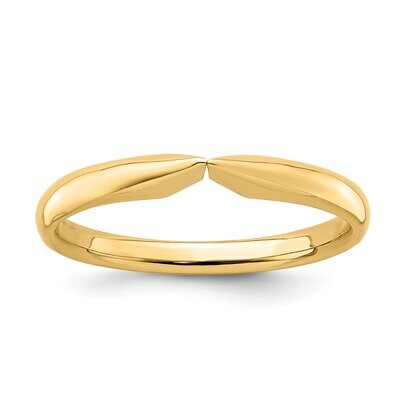 6-prong Comfort Fit Medium to Lightweight Shank 14k Yellow Gold YGSH53, MPN: YGSH53,