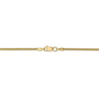 30 Inch Semi-Solid 1.55 mm Wheat Chain 14k Yellow Gold BC128-30, MPN: BC128-30, 883957957623