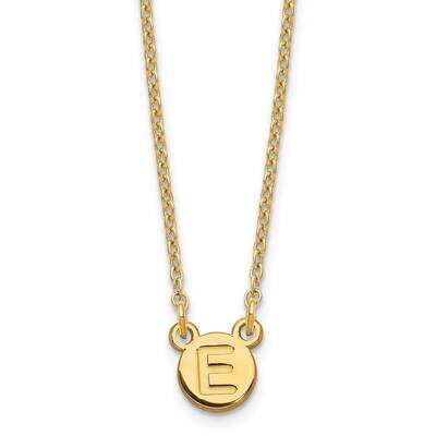 1 Letter Bubble Necklace Sterling Silver Gold-plated XNA1325GP, MPN: XNA1325GP,