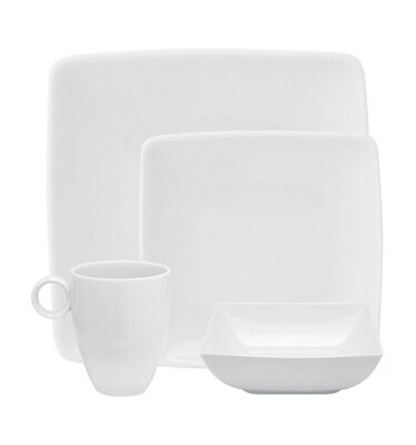Vista Alegre Carre White 4 Piece Place Setting 21126385, MPN: 21126385, 5601266676227