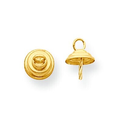 Pearl Dangle Earring Component 14k Yellow Gold YG882, MPN: YG882,