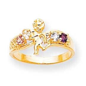 Genuine 4 Stone Mother&#39;s Ring 14k Gold XMR18/4GY, MPN: XMR18/4GY, 883957152585