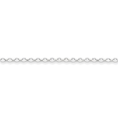 20 Inch 2.5mm 8 Side Diamond Cut Cable Chain Sterling Silver QHC045-20, MPN: QHC045-20, 886774414607
