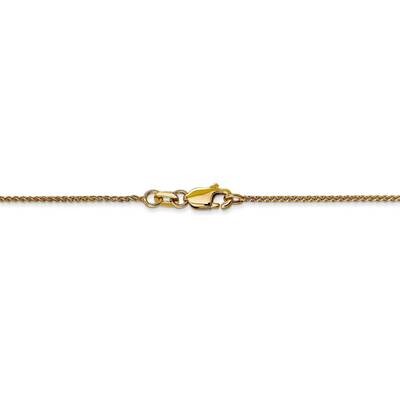 22 Inch .65mm Solid Diamond-cut Spiga Chain 14k Yellow Gold PEN157-22, MPN: PEN157-22, 886774587783