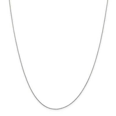 .95mm Round Franco Chain with 2 Inch Extender 18 Inch Sterling Silver QRF035E-18, MPN: QRF035E-18,