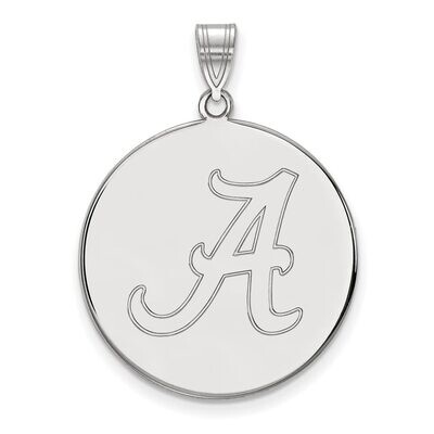 University of Alabama x-Large Disc Pendant 14k White Gold 4W085UAL, MPN: 4W085UAL, 886774855134
