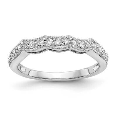 Diamond Vs/Si, D E F, Wedding Band 14k White Gold True Origin Lab Grown RM2529B-025-WLD, MPN: RM252…