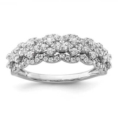 Si1/Si2, G H I, Band 14k White Gold Lab Grown Diamond RM9109-063-7WLG, MPN: RM9109-063-7WLG, 883957…