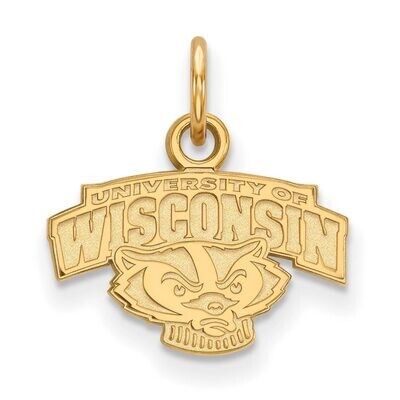 University of Wisconsin x-Small Pendant Gold-plated Silver GP074UWI, MPN: GP074UWI, 886774954721