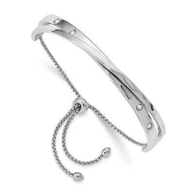 Crystals From Swarovski Adjustable Bangle Stainless Steel Polished SRB2567, MPN: SRB2567, 191101864…