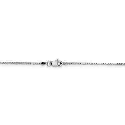 26 Inch 1.05mm Box Chain 14k White Gold WLB105-26, MPN: WLB105-26, 886774588339