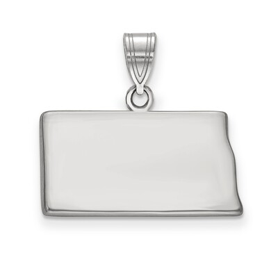 North Dakota State Pendant Charm Sterling Silver Engravable XNA707SS-ND, MPN: XNA707SS-ND, 88677475…