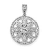 1/4Ct. Diamond Fancy Pendant 14k White Gold PM3941-025-WA, MPN: PM3941-025-WA, 883957885124