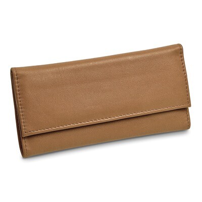 Tan Leather Slim Jewelry Wallet GM17714, MPN: GM17714, 191101877711