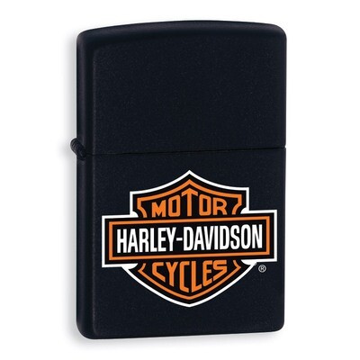 Zippo H-D Black Matte Bar and Shield Lighter GL1127, MPN: GL1127, 41689142520