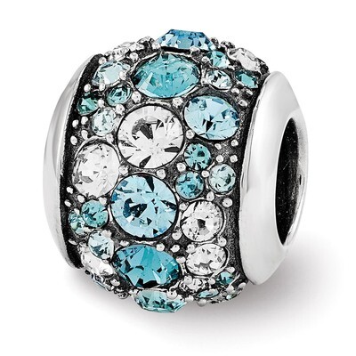 Swarovski Elements Seaside Bead - Sterling Silver QRS3365, MPN: QRS3365, 886774963303