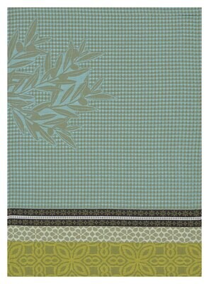 Le Jacquard Alpilles Green Hand Towel 21x15 Set of 4, MPN: 25311, 3660269253110