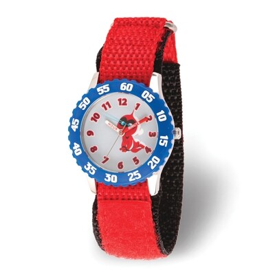 Disney Kids Incredibles 2 Baby Red Nylon Band Time Teacher Watch  XWA5846, MPN: XWA5846, 8428851059…