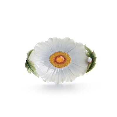 Franz Porcelain Flowerama Daisy Flower Saucer FZ01087, MPN: FZ01087,