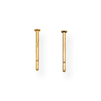 Fusion Friction with Head Earring Post 14k Yellow Gold YG700, MPN: YG700,