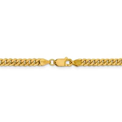 26 Inch 4.25mm Solid Miami Cuban Chain 14k Yellow Gold DCU120-26, MPN: DCU120-26, 886774561509