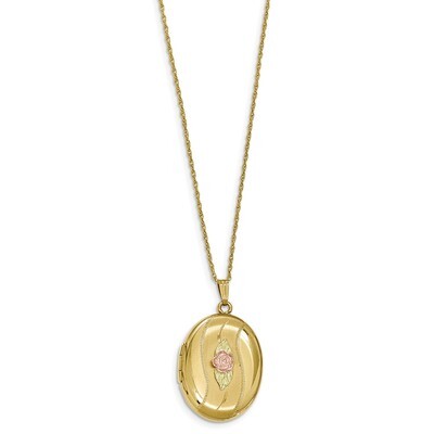 Black Hills Locket 14k Gold-filled with 12k Gold Accents 10BH677-18, MPN: 10BH677-18, 31902461989