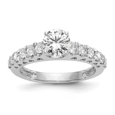 Si1/Si2, G H I, Semi-Mount Engagement Ring 14k White Gold Lab Grown Diamond RM2780E-056-7WLG, MPN: …