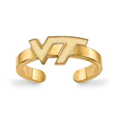 Virginia Tech Toe Ring Gold-plated Silver GP023VTE, MPN: GP023VTE, 886774927855