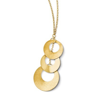 Leslie&#39;s 14k Gold-plated Necklace - Sterling Silver HB-QLF109-18, MPN: QLF109-18, 883957021775